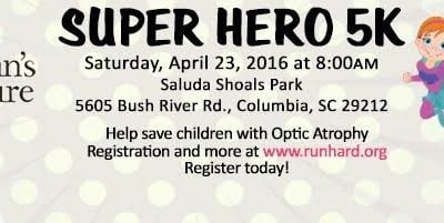 Jillian’s Cure Super Hero 5K: Help Save Children With Optic Atrophy