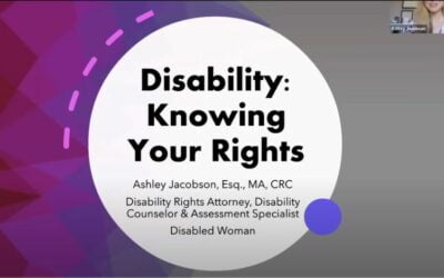 Know Your Disability Rights